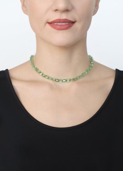 green chrysolite - Cubes - Halskette von Konplott